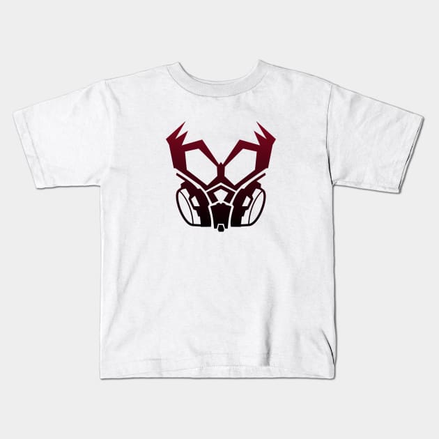 Gas Mask Kids T-Shirt by Johnitees